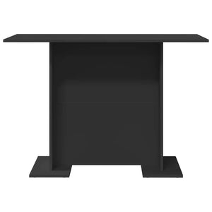 Tavolo da pranzo Nero 110 x 60 x 75 cm Legno multistrato 863161