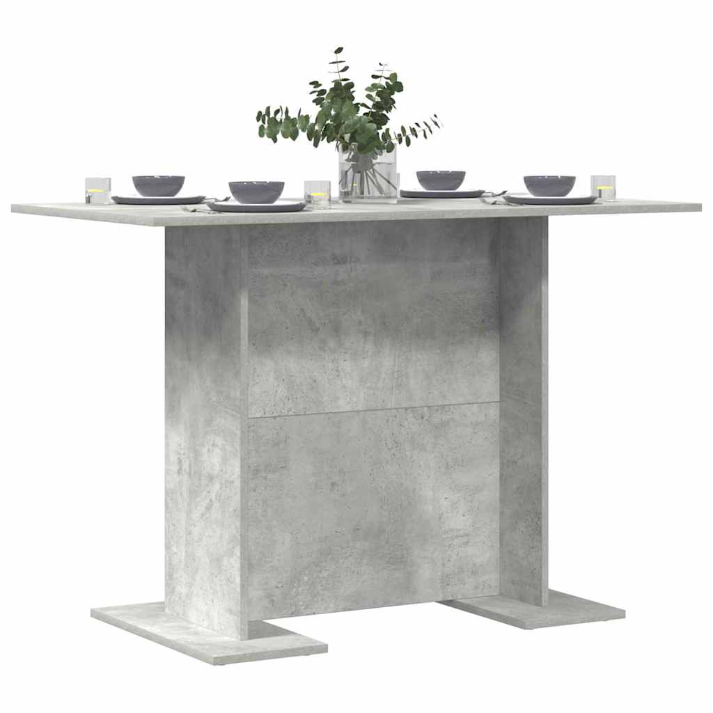 Tavolo da pranzo Grigio cemento 110 x 60 x 75 cm 863163