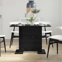 Tavolo da pranzo Rovere nero 110 x 60 x 75 cm Legno multistrato 863166