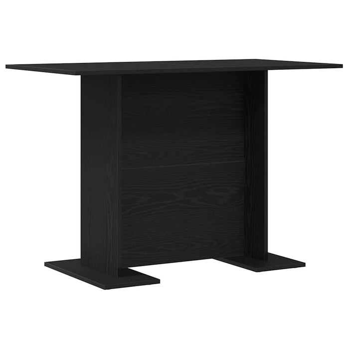 Tavolo da pranzo Rovere nero 110 x 60 x 75 cm Legno multistrato 863166