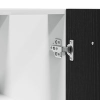 Mobile Base Rovere Nero 60x46x81,5 cm Legno Ingegnerizzato 863216