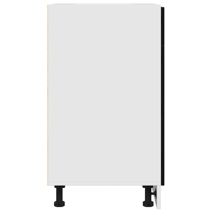 Armadietto inferiore con cassetto Rovere nero 40 x 46 x 81.5 cm 863247