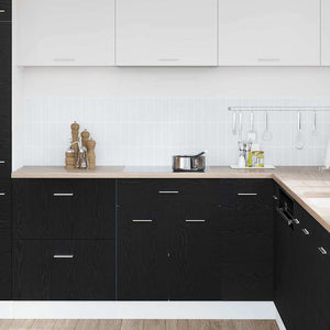 Armadio Base con Cassetto Rovere nero 60 x 46 x 81.5 cm 863267