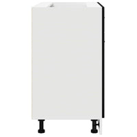 Armadietto con Cassetto Riga Rovere nero 80 x 46 x 81.5 cm 863277