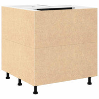 Armadio angolare in basso con lo scaffale Riga Rovere nero 863287