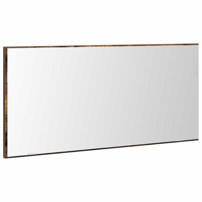 Specchio-Specchio per Bagno Marrone 80 x 37 cm Vetro e Legno Ingegnerizzato