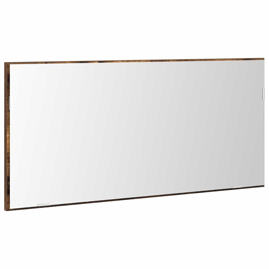 Specchio da bagno Marrone 80 x 8.5 x 37 cm Legno multistrato 863303