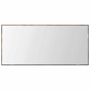 Specchio-Specchio per Bagno Marrone 80 x 37 cm Vetro e Legno Ingegnerizzato