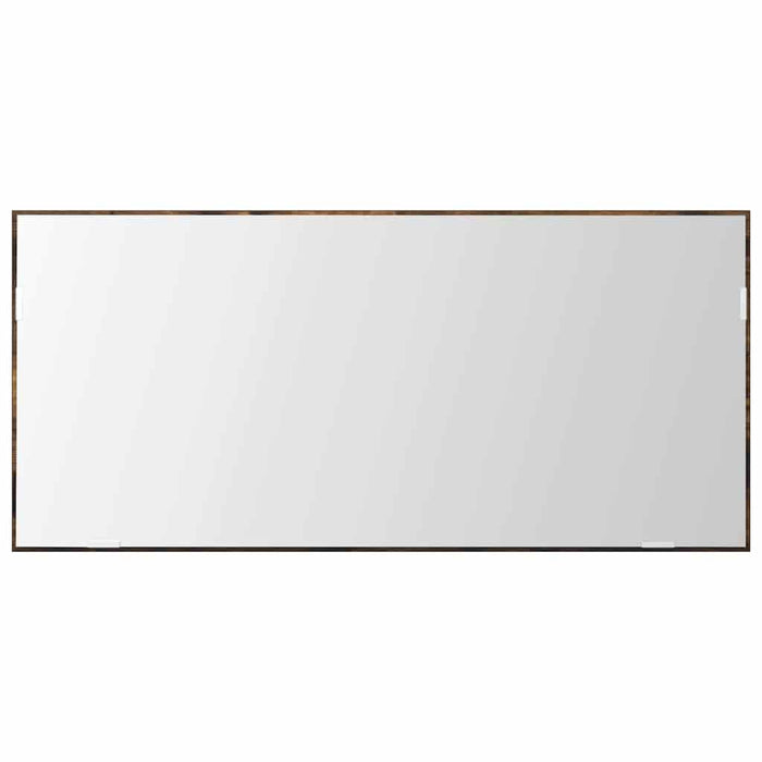 Specchio-Specchio per Bagno Marrone 80 x 37 cm Vetro e Legno Ingegnerizzato