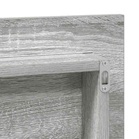 Specchio da bagno Grigio sonoma alto 80 x 8.5 x 37 cm 863304