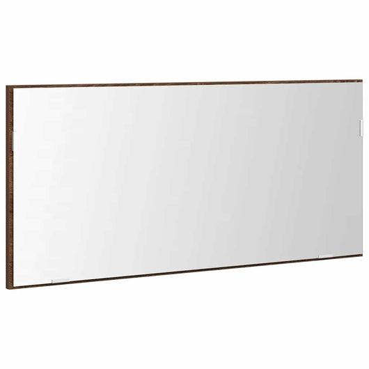 Specchio da bagno con specchio Rovere marrone 80 x 8.5 x 37 cm 863305