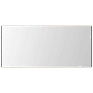 Specchio-Specchio Decorativo Rovere marrone 80 x 37 cm Vetro e Legno Ingegnerizzato