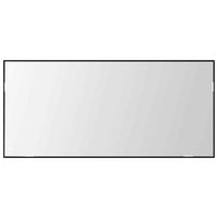 Specchio-Specchio Decorativo Rovere nero 80 x 37 cm Vetro e Legno Ingegnerizzato