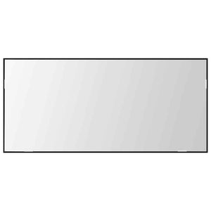 Specchio da bagno con specchio Rovere nero 80 x 8.5 x 37 cm 863308