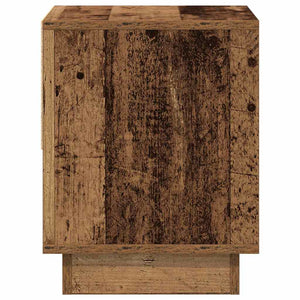 Comodino 2 pz-Set di 2 Tavolino da notte Legno vecchio 45 x 34 x 44 cm Legno multistrato
