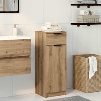 Mobile da Bagno con cassetto rovere artigianale 32 x 34 x 90 cm 863418