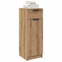 Mobile da Bagno con cassetto rovere artigianale 32 x 34 x 90 cm 863418