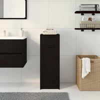 Mobile da Bagno Rovere nero 32 x 34 x 90 cm Legno multistrato 863419