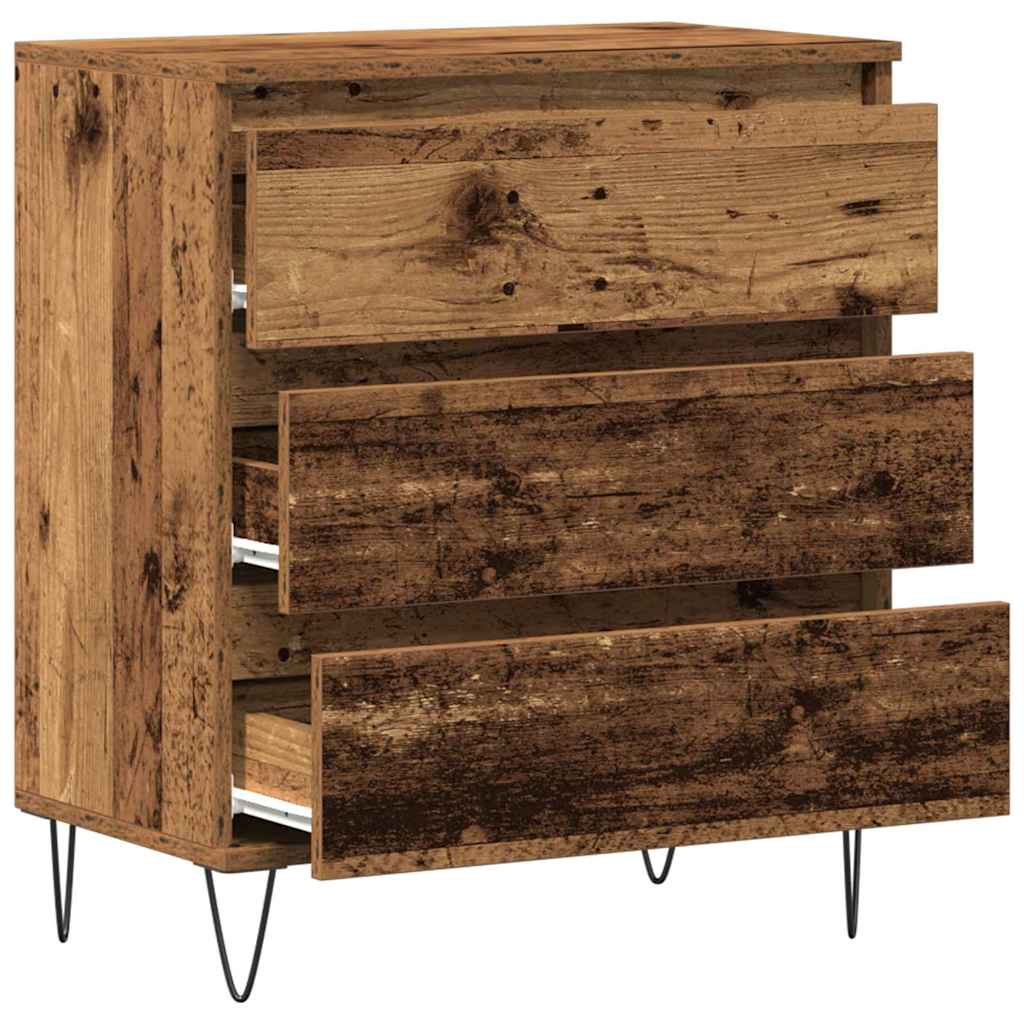Credenza-Buffet-Armadio da cucina Legno vecchio 60 x 35 x 70 cm Legno multistrato 891027