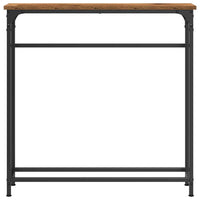 Tavolo Consolle con lo scaffale Legno vecchio 75 x 19.5 x 75 cm 863503