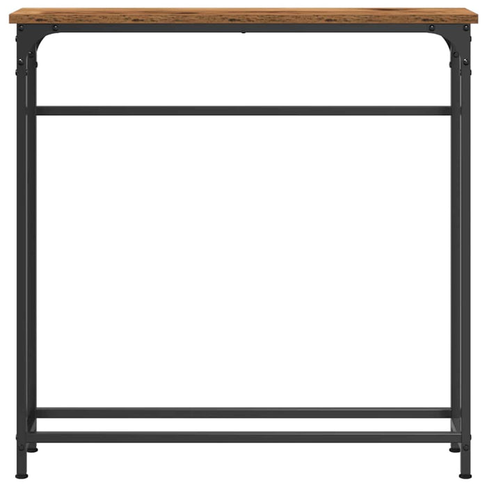 Tavolo Consolle con lo scaffale Legno vecchio 75 x 19.5 x 75 cm 863503