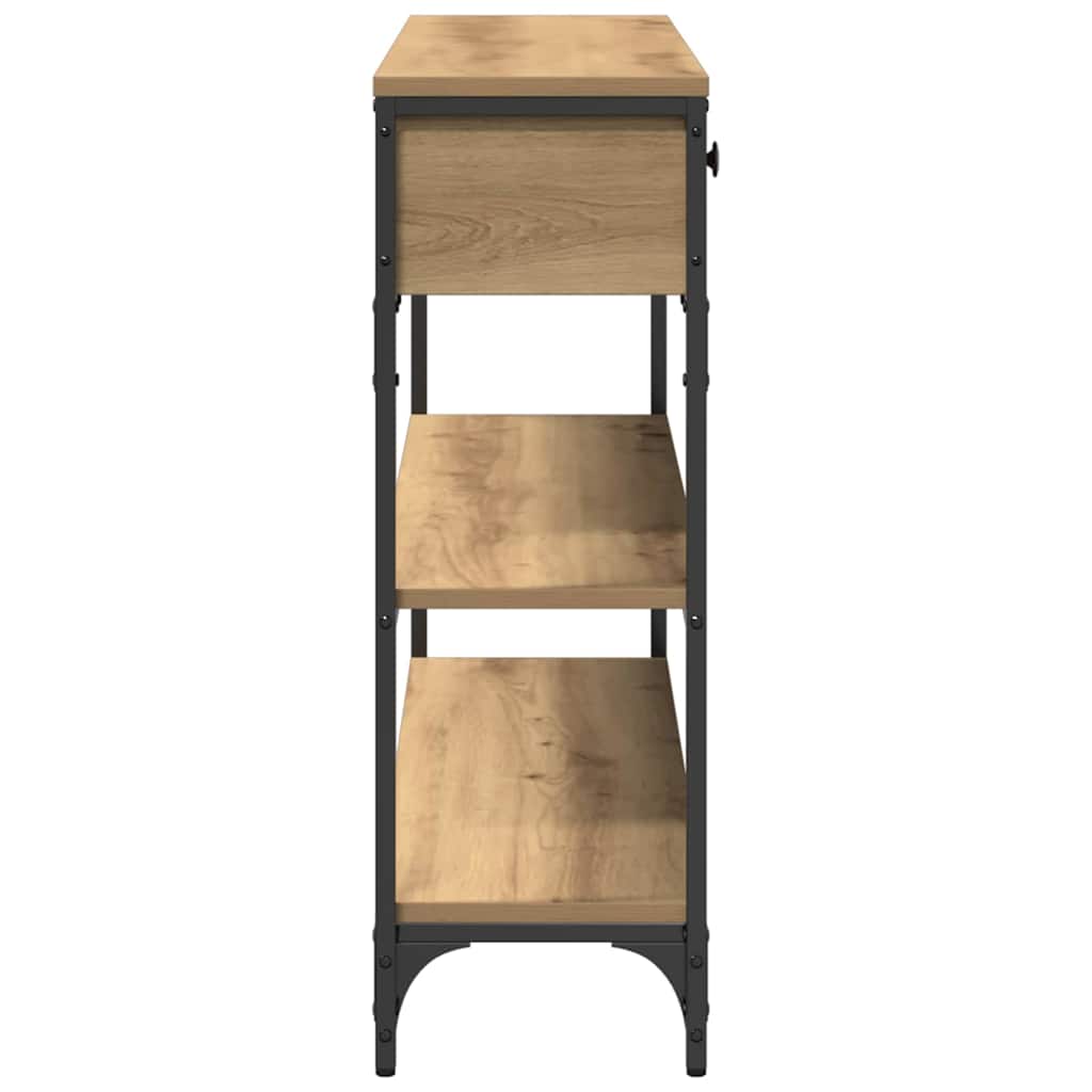 Tavolo Consolle rovere artigianale 100 x 25 x 75 cm 863512