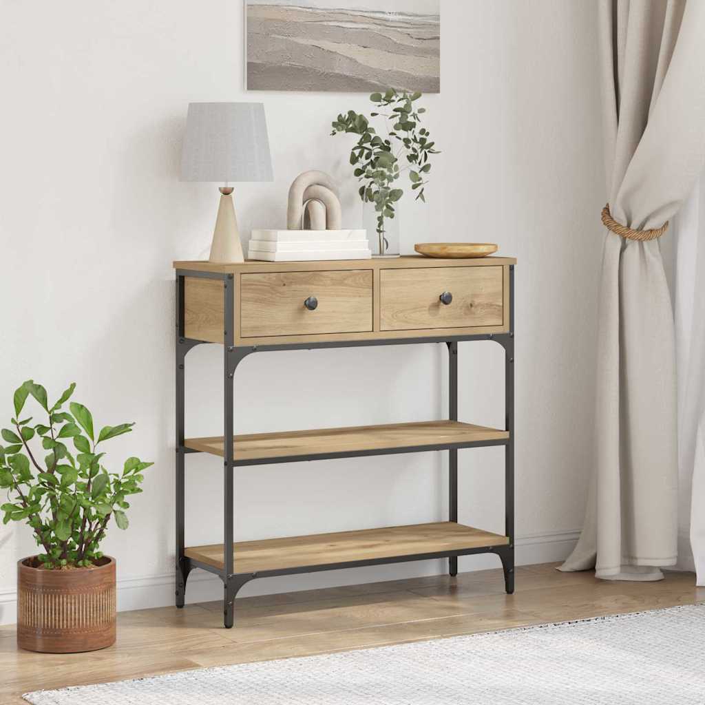 Tavolo Consolle rovere artigianale 72,5 x 25 x 75 cm 863520