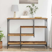 Tavolo Console con lo scaffale Legno vecchio 100 x 35 x 75 cm 863559