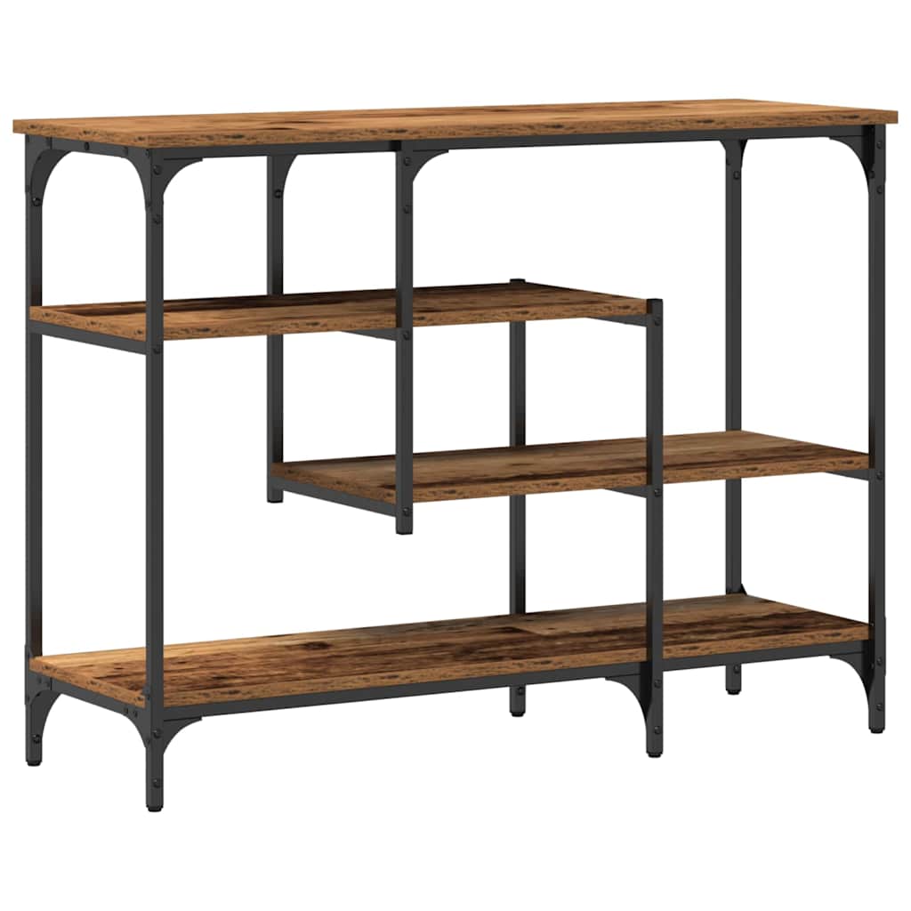 Tavolo Console con lo scaffale Legno vecchio 100 x 35 x 75 cm 863559