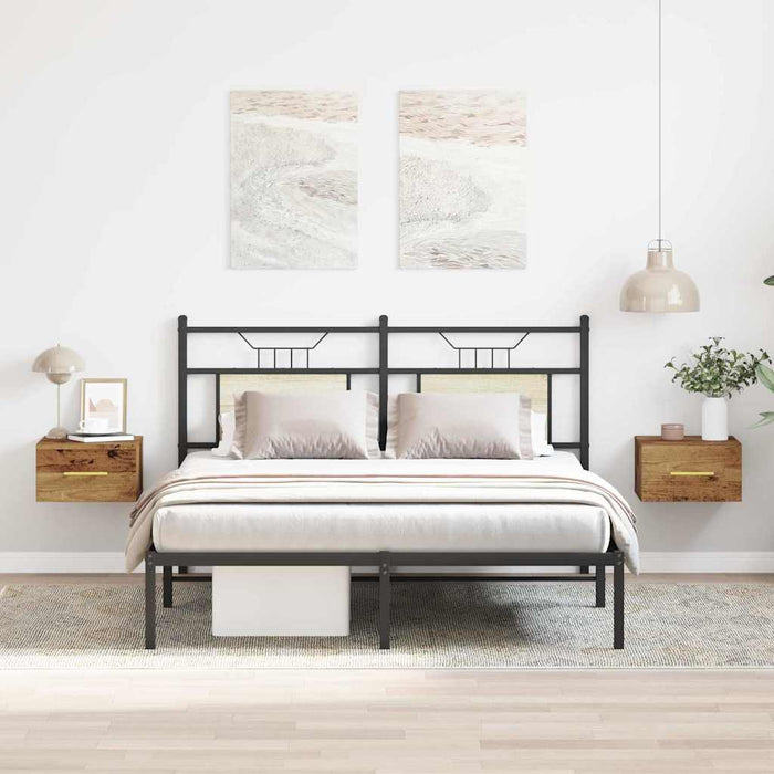 Armadio da Notte 2 pcs Legno vecchio 35 x 35 x 20 cm 863783