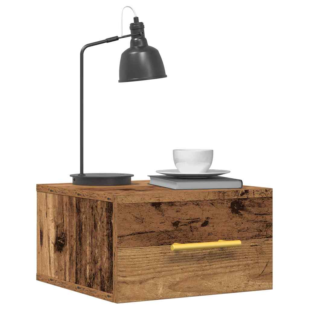 Armadio da Notte 2 pcs Legno vecchio 35 x 35 x 20 cm 863783