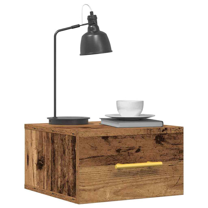 Armadio da Notte 2 pcs Legno vecchio 35 x 35 x 20 cm 863783