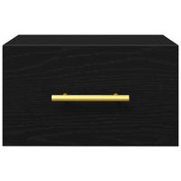 Armadio da Notte 2 pcs Rovere nero 35 x 35 x 20 cm 863787