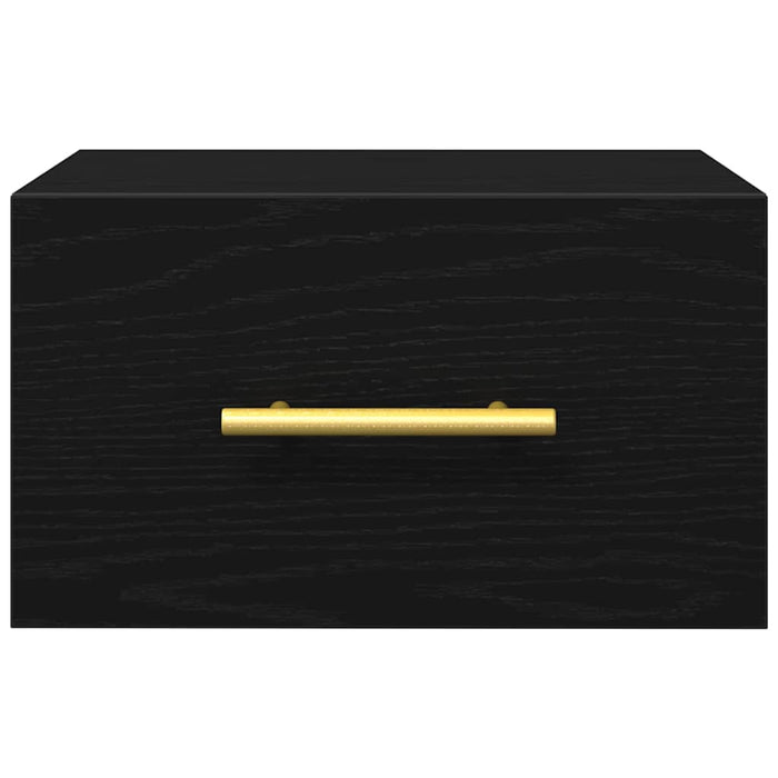 Armadio da Notte 2 pcs Rovere nero 35 x 35 x 20 cm 863787