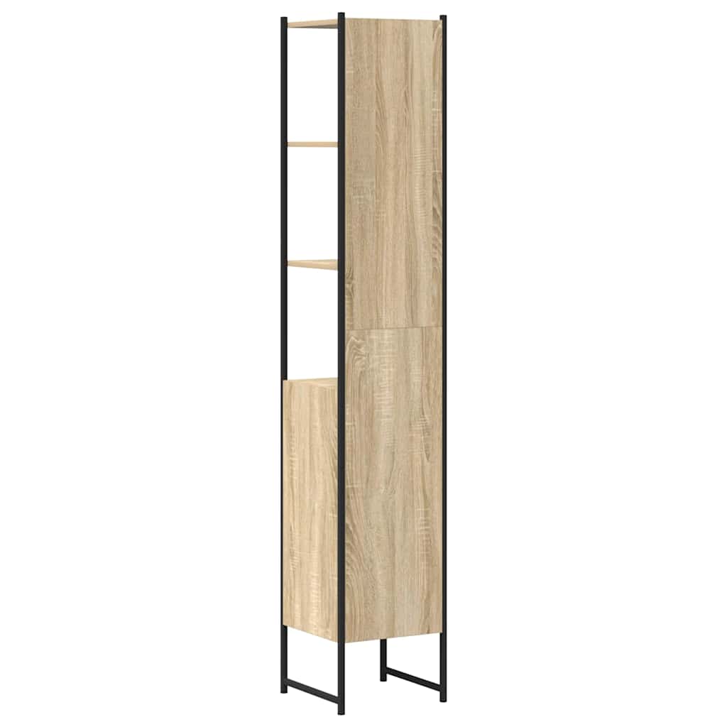 Mobile da Bagno Beige 33 x 33 x 185.5 cm Legno multistrato 864342