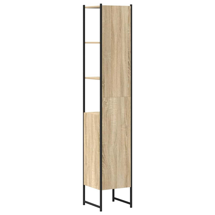 Mobile da Bagno Beige 33 x 33 x 185.5 cm Legno multistrato 864342