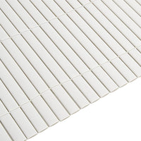 Recinzione da Giardino Bifacciale Bianca 1,8x5 m in PVC 42002623