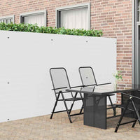 Recinzione da Giardino Bifacciale Bianca 1,8x5 m in PVC 42002623