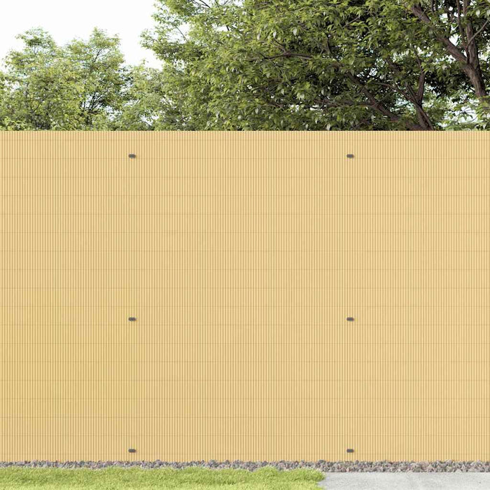 Recinzione da Giardino Bifacciale Gialla 1,8x5 m in PVC 42002625