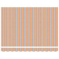 Tenda Retrattile Striscia Multicolore 350x200 cm Tessuto 3329698