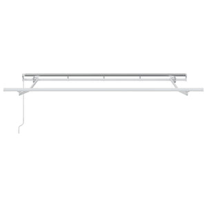 vidaXL Tenda Retrattile Rosso 350 x 200 cm Poliestere e Alluminio