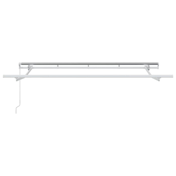 vidaXL Tenda Retrattile Rosso 350 x 200 cm Poliestere e Alluminio