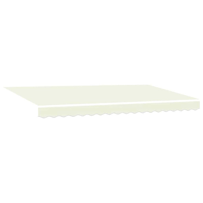 vidaXL Tenda Retrattile Crema 400 x 200 cm Poliestere e Alluminio