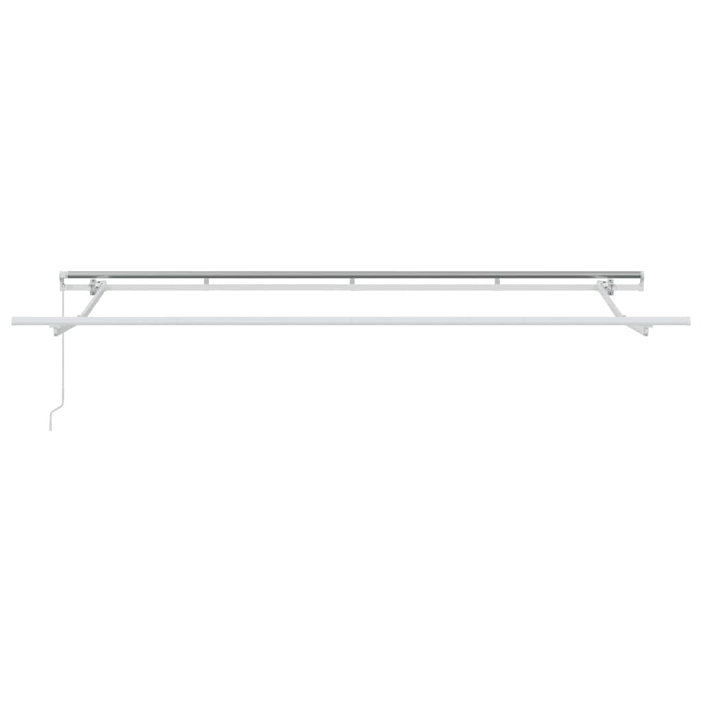 Tenda Retrattile Blu e Bianco 400 x 200 cm Tessuto 3329777