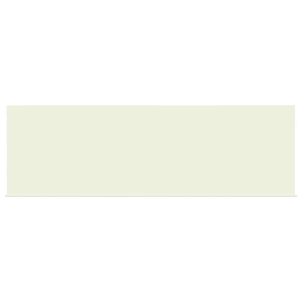 vidaXL Tenda Retrattile Crema e bianco 400 x 200 cm