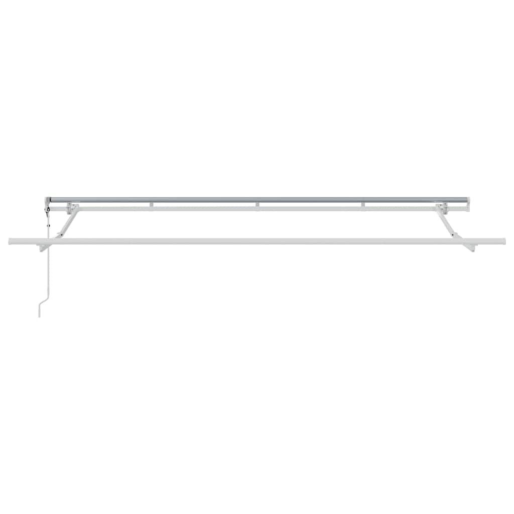 vidaXL Tenda Retrattile Crema e bianco 400 x 200 cm