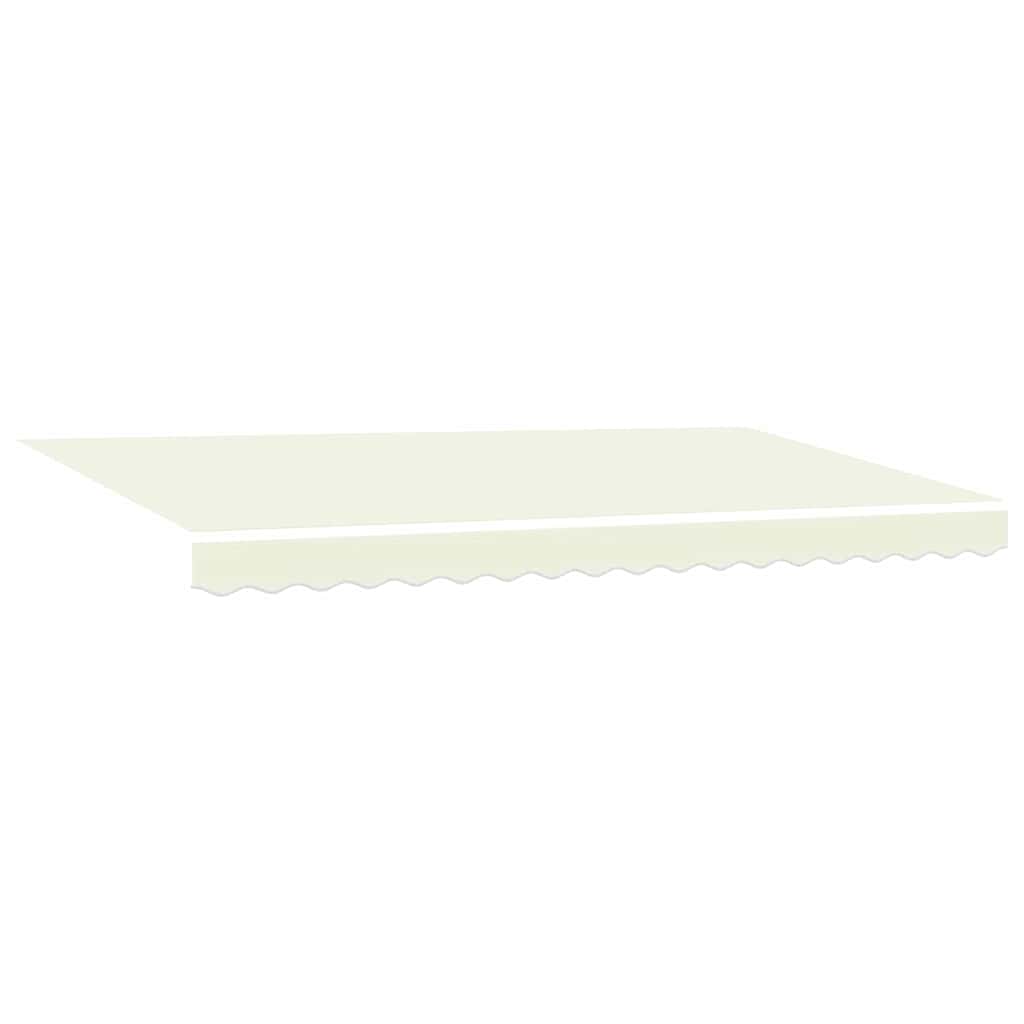 vidaXL Tenda Retrattile Crema e Antracite e Marrone 400 x 200 cm