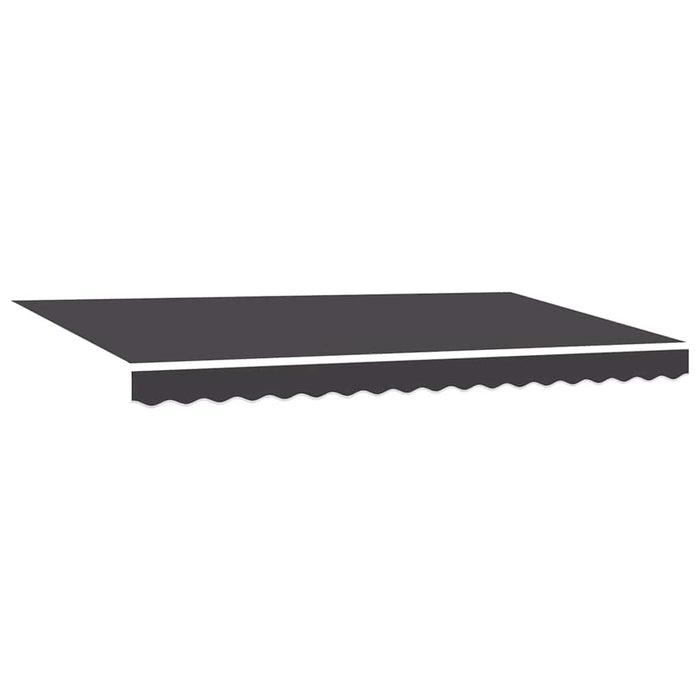 vidaXL Tenda Retrattile Antracite 400 x 200 cm Tessuto