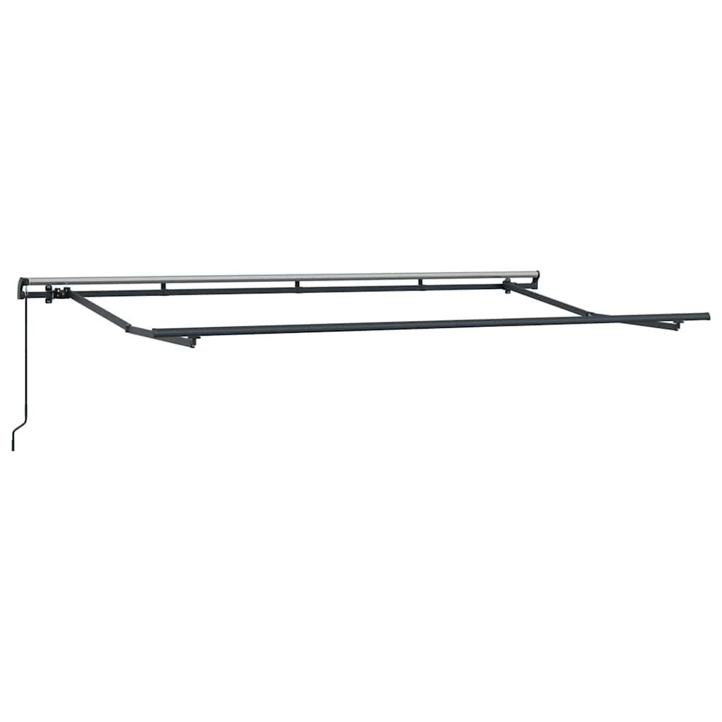vidaXL Tenda Retrattile Antracite 400 x 200 cm Tessuto