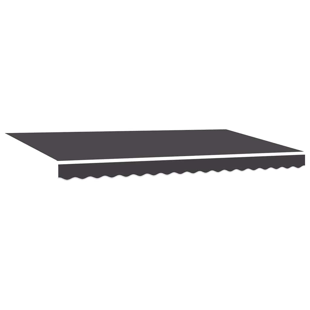 vidaXL Tenda Retrattile Antracite 400 x 200 cm Tessuto